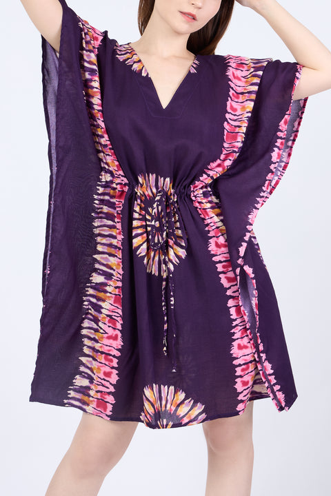 Rayon Boho Tops for Women One Size - Kimono - Purple