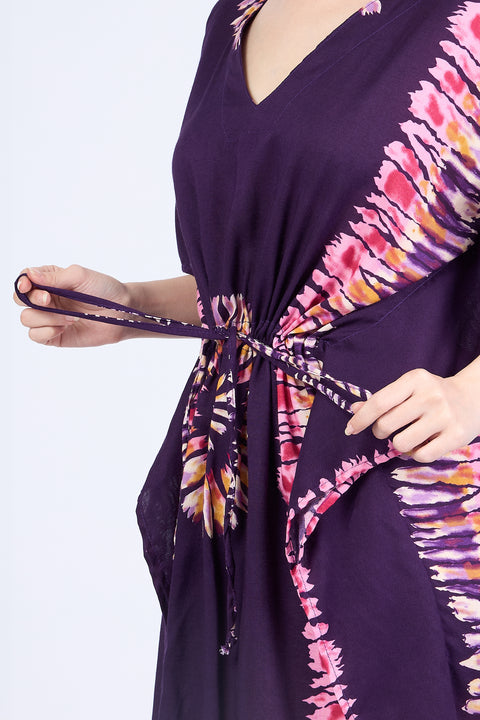 Rayon Boho Tops for Women One Size - Kimono - Purple