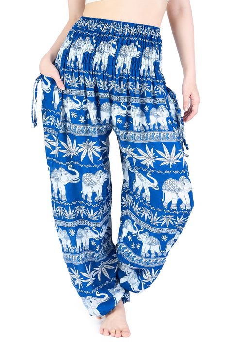 Elephant Leaf Harem Pants