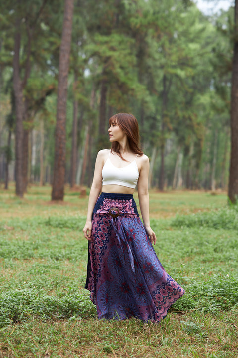 Flower Mandala Coconut Skirts