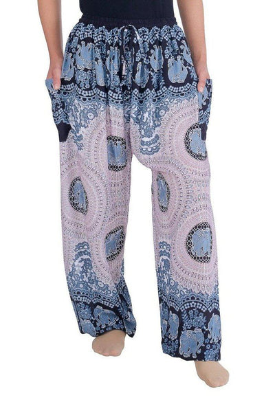 Drawstring Boho Harem Pants: Daily Yoga Hippie Trousers ...