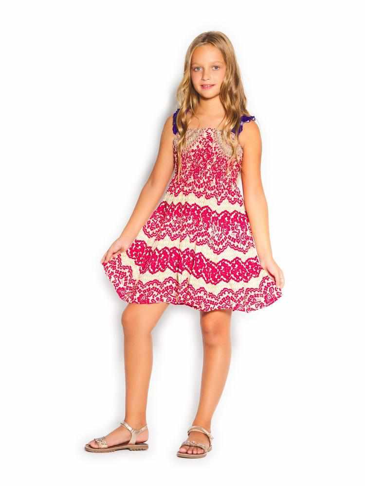 Girls' Floral Boho Summer Dresses – Lannaclothesdesign Shop